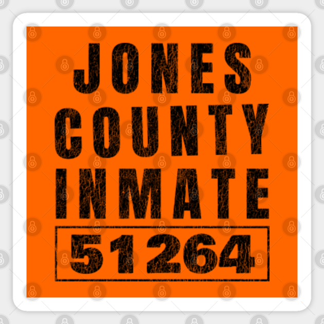Prison Inmate Halloween Costume Jones County Jail Orange Inmate